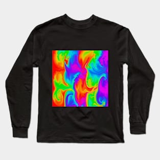 Rainbow Waves Long Sleeve T-Shirt